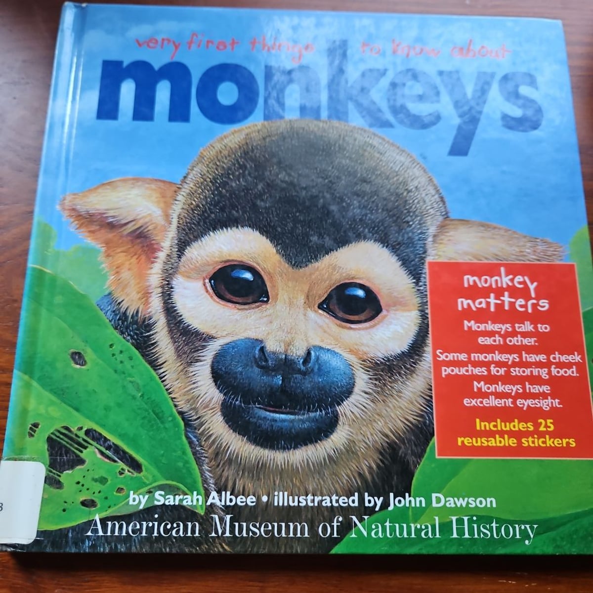 Very First Things to Know about Monkeys by Sarah Albee