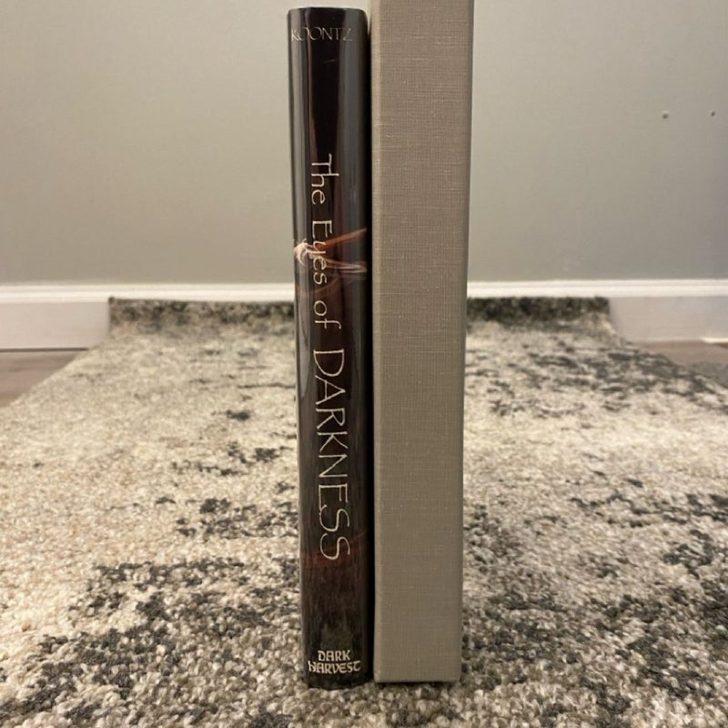 The Eyes Of Darkness Slipcased First Edition 