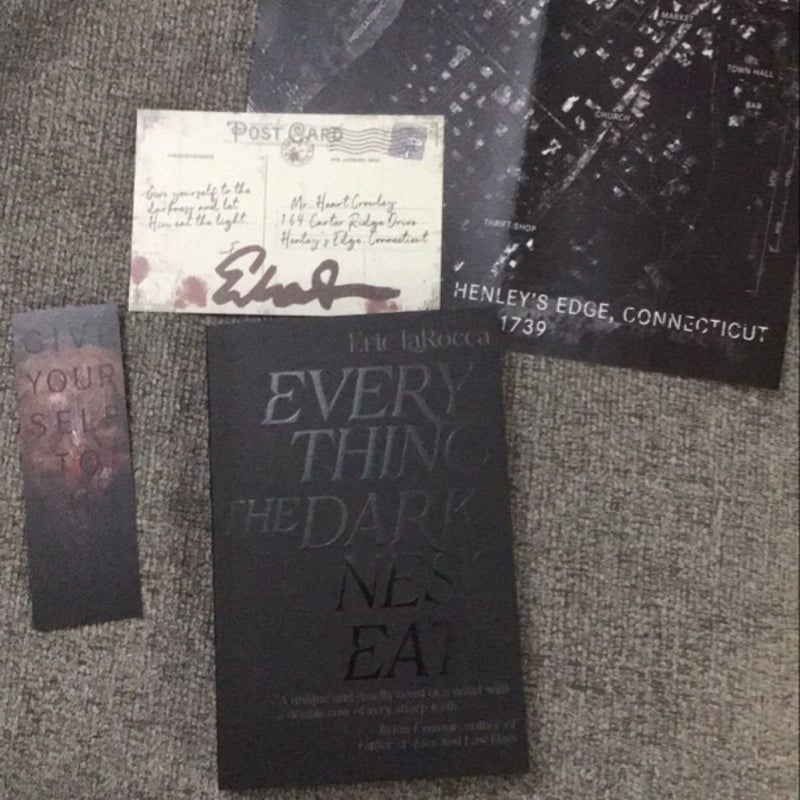 Everything the Darkness Eats (signed card)