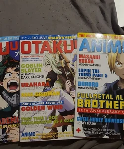 3 AnimeUSA/OtakuUSA Magazines (OPEN TO TRADE)