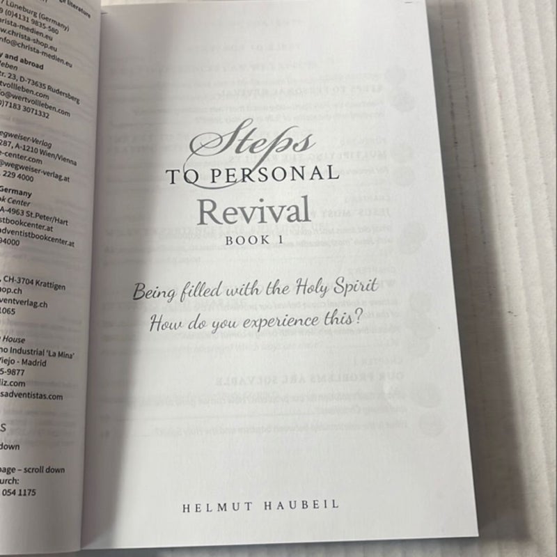 Steps to Personal Revival