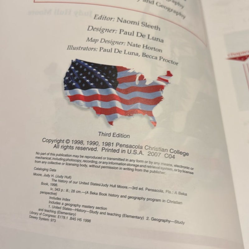 The History of Our United States  