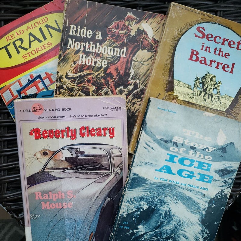 Train Stories, Ride a Northbound Horse, Secret in the Barrel, Ralph S. Mouse, & The Story of the Ice Age