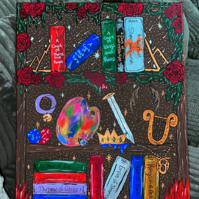 Sarah J Maas painting