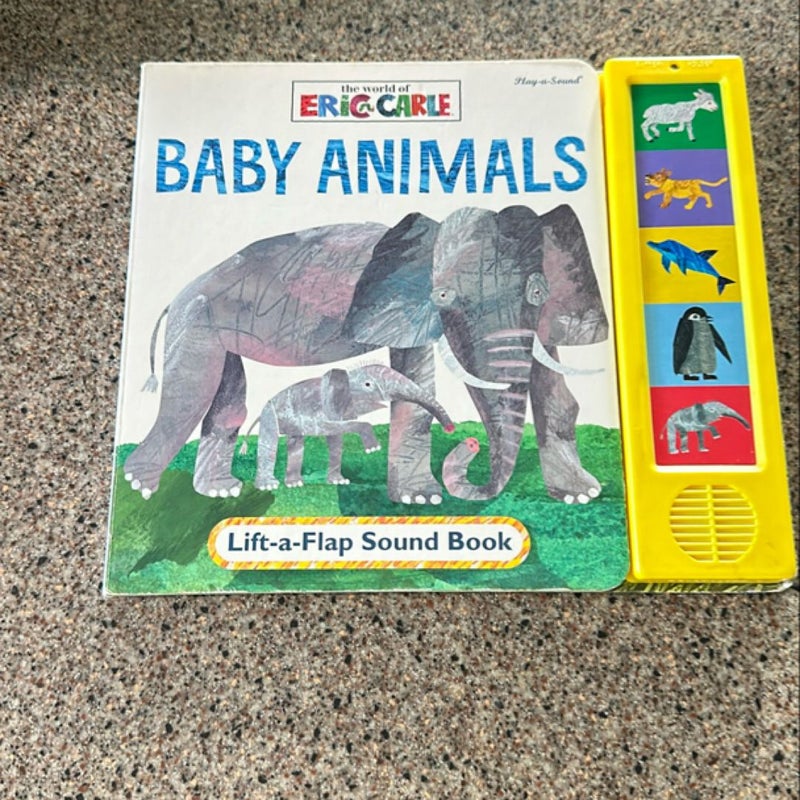 World of Eric Carle: Baby Animals Lift-A-Flap Sound Book