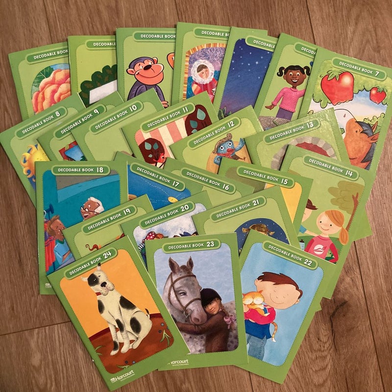 (24) Harcourt Decodable Early Reader Book Set 