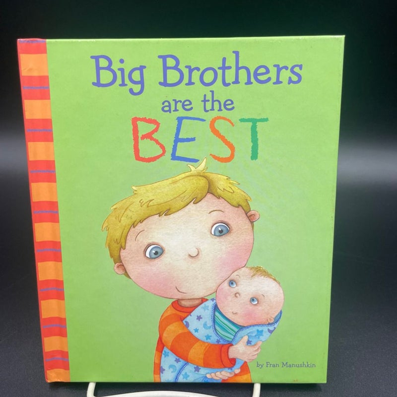 Big Brothers are the Best hardcover childrens book