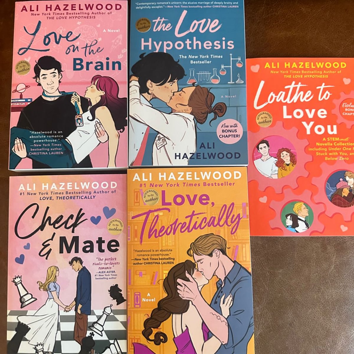 Signed Ali hazelwood set by Ali hazelwood , Paperback | Pangobooks