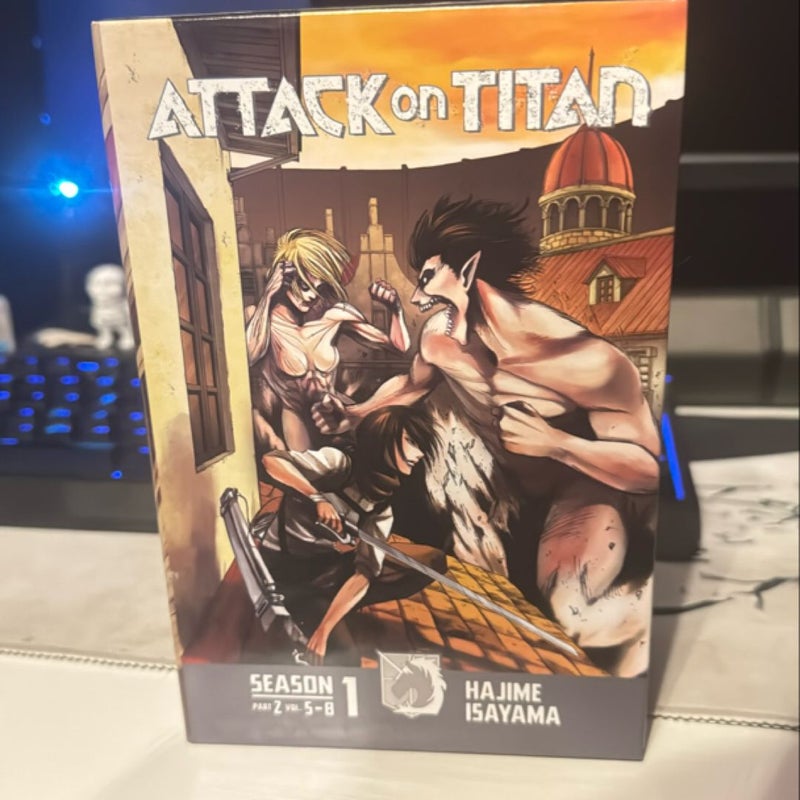 Attack on Titan Season 1 Part 2 Manga Box Set