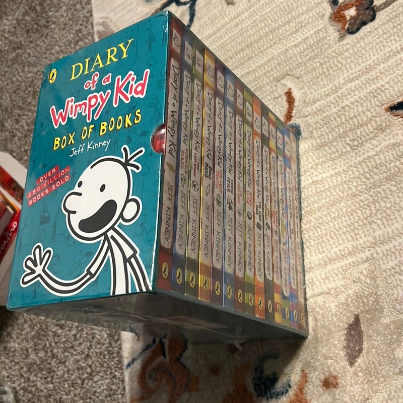 Diary of a Wimpy Kid Box of Books (Books 1-10) by Jeff Kinney