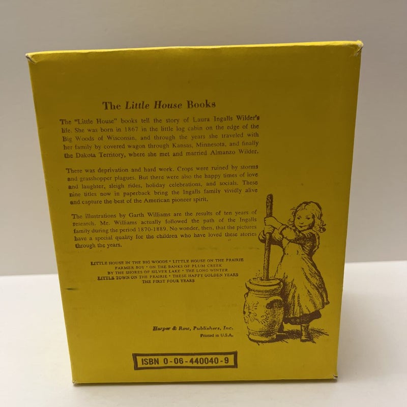 Little House ( 9-Book) Box Set (1971): Little House on the  Prarie