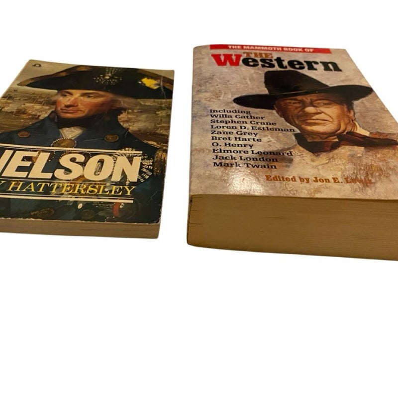 Lot of 2 The Mammoth Book of the Western Nelson