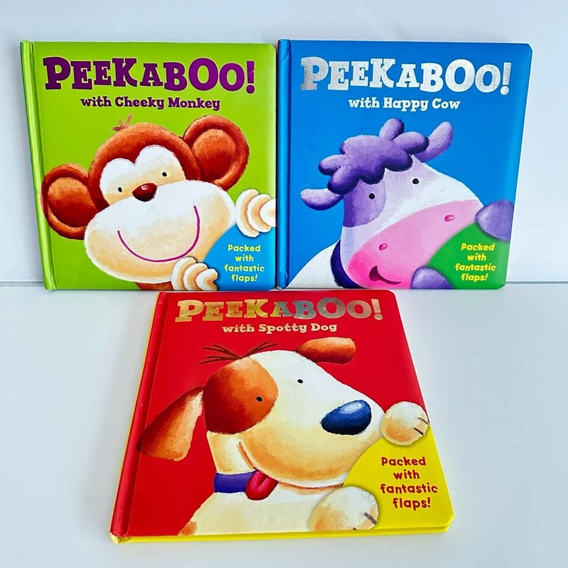 Peek a Boo! book bundle, 3 Books