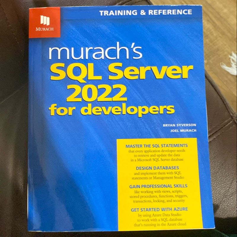 Murach's SQL Server 2022 for Developers