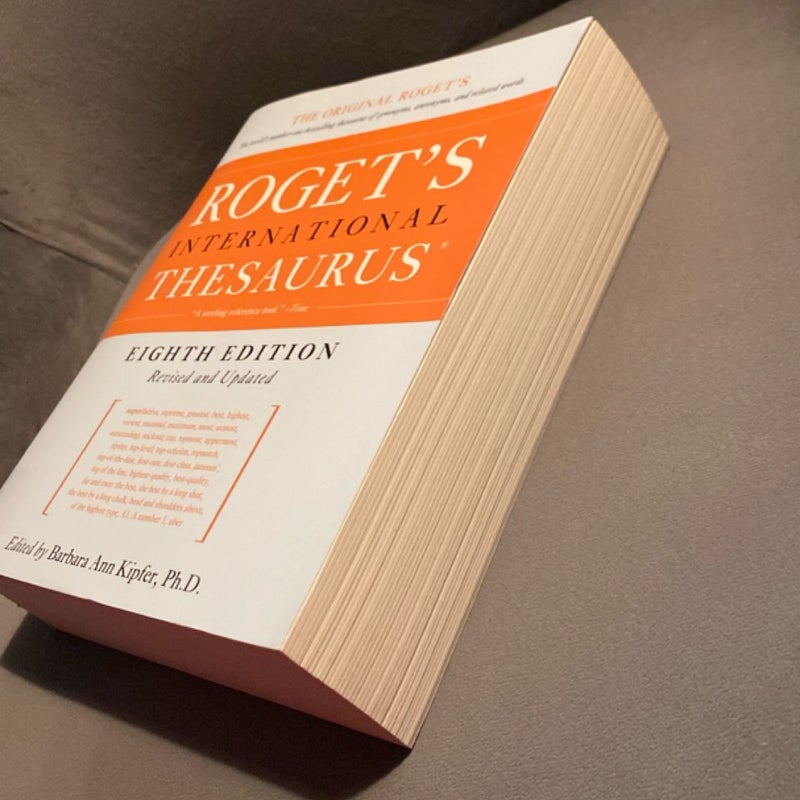 Roget's International Thesaurus, 8th Edition