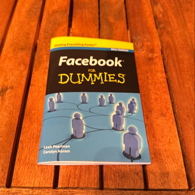 Facebook for Dummies