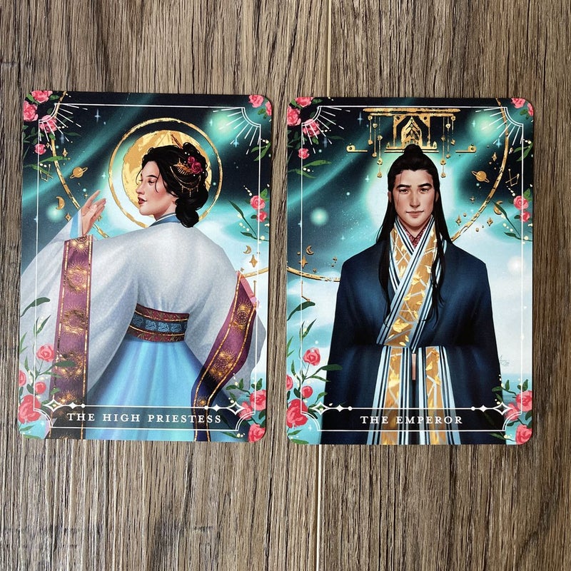 FAIRYLOOT Tarot Cards - High Priestess & The Emperor - Daughter of the Moon Goddess