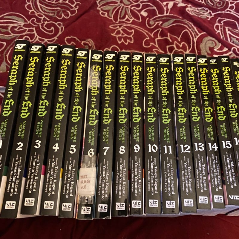 Seraph of the End manga bundle volumes 1-17