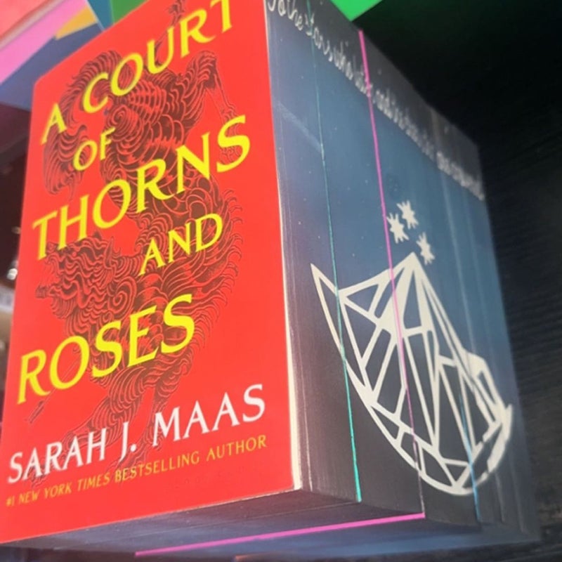 A Court of Thorns and Roses Custom Sprayed Edges