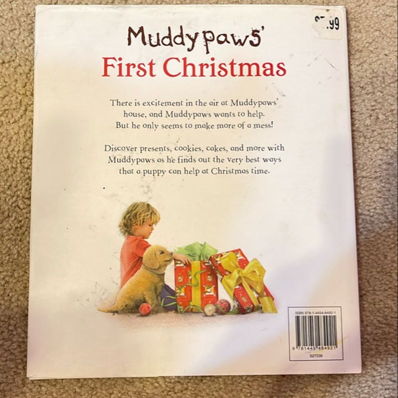 Muddy paws first Christmas