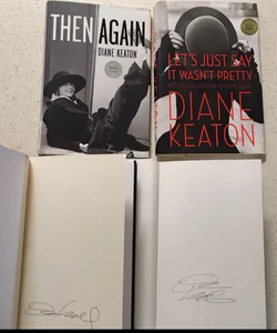 SIGNED ~ 2 Book Set ~ Then Again / Let's Just Say It Wasn't Pretty