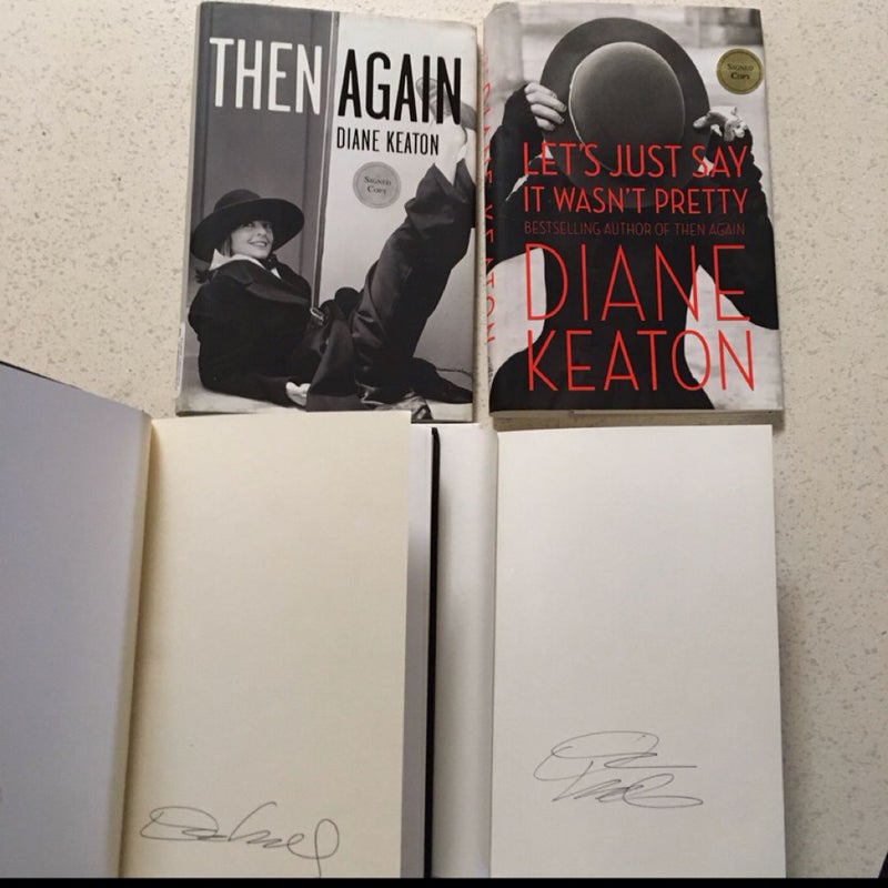 SIGNED ~ 2 Book Set ~ Then Again / Let's Just Say It Wasn't Pretty