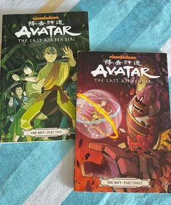 Set of 2: Avatar: the Last Airbender - the Rift Part 2 and the Rift part 3