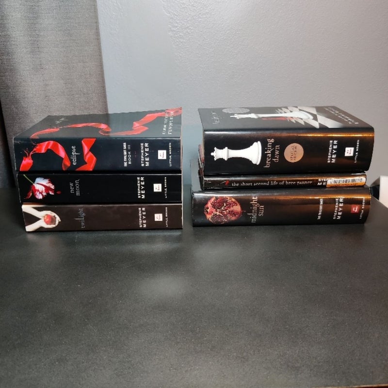 Twilight Saga 6 book collection 