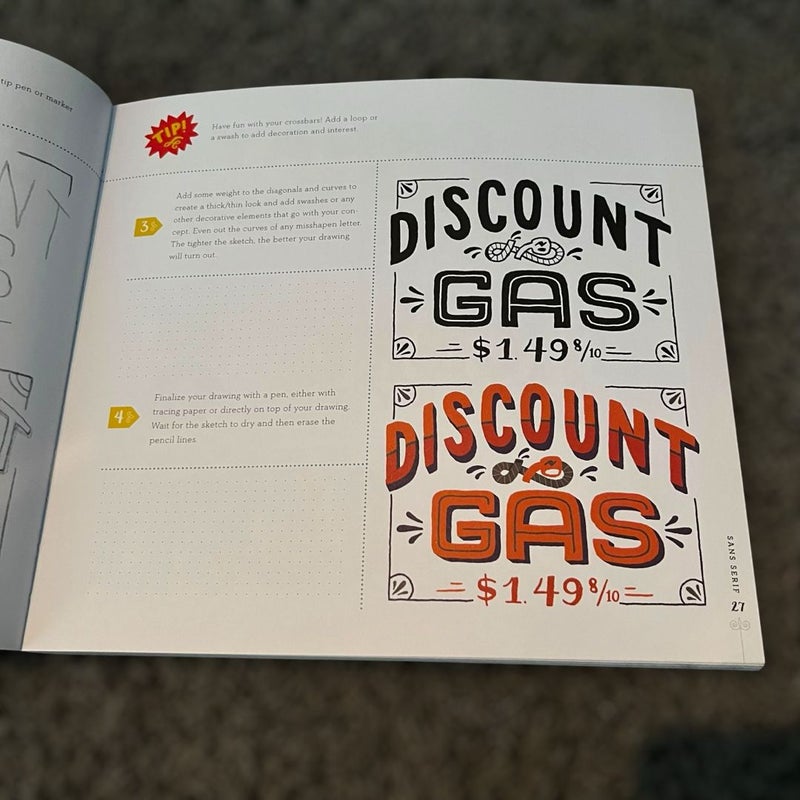 Hand-Lettering Ledger