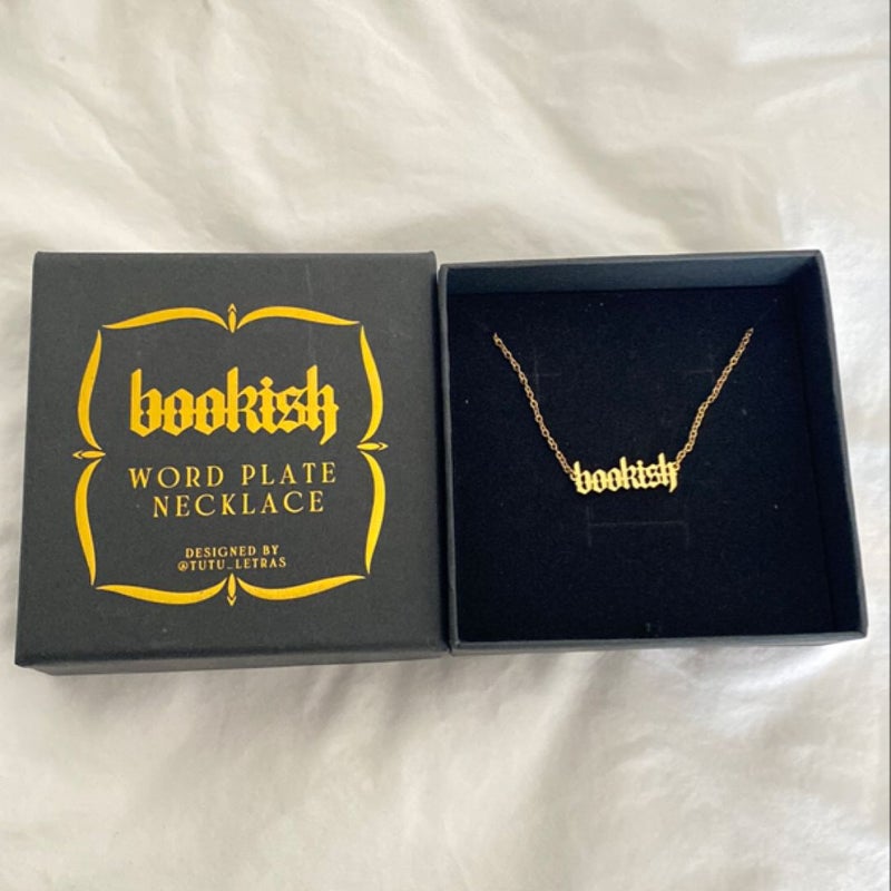 Bookish Necklace