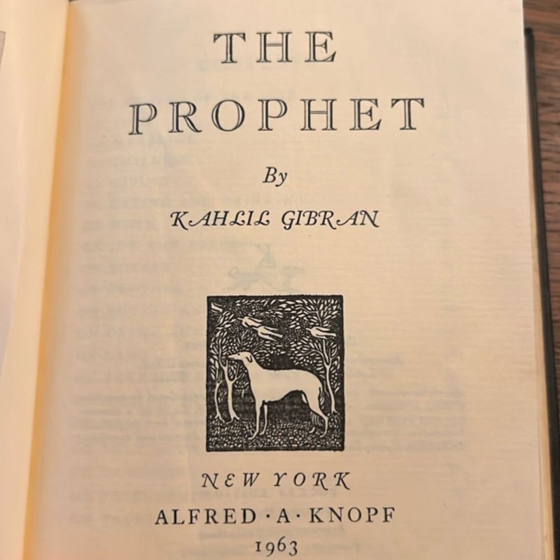 The Prophet by Kahlil Gibran, Hardcover | Pangobooks