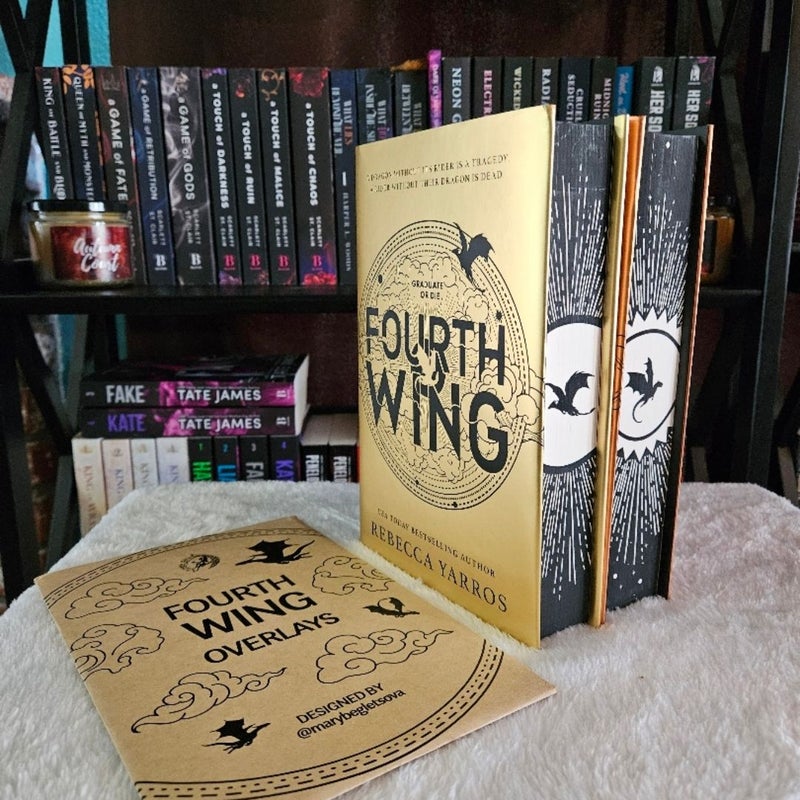 Fairyloot Fourth Wing and Iron Flame