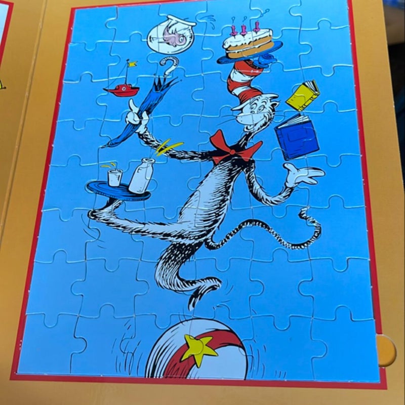 Dr. Seuss Jigsaw Puzzle Book with six 48-piece Puzzles 