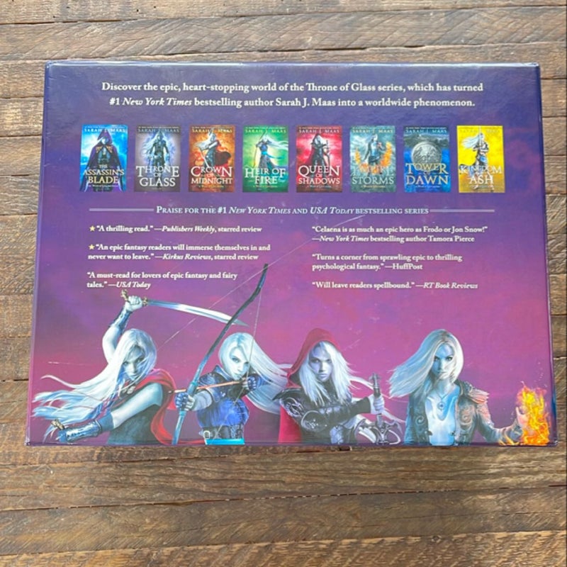 * FINAL MARKDOWN BEFORE SPLITTING SET TO SELL SEPARATELY * Throne of Glass Box Set -Hardcover 