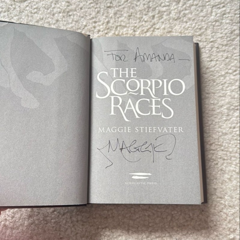 SIGNED The Scorpio Races