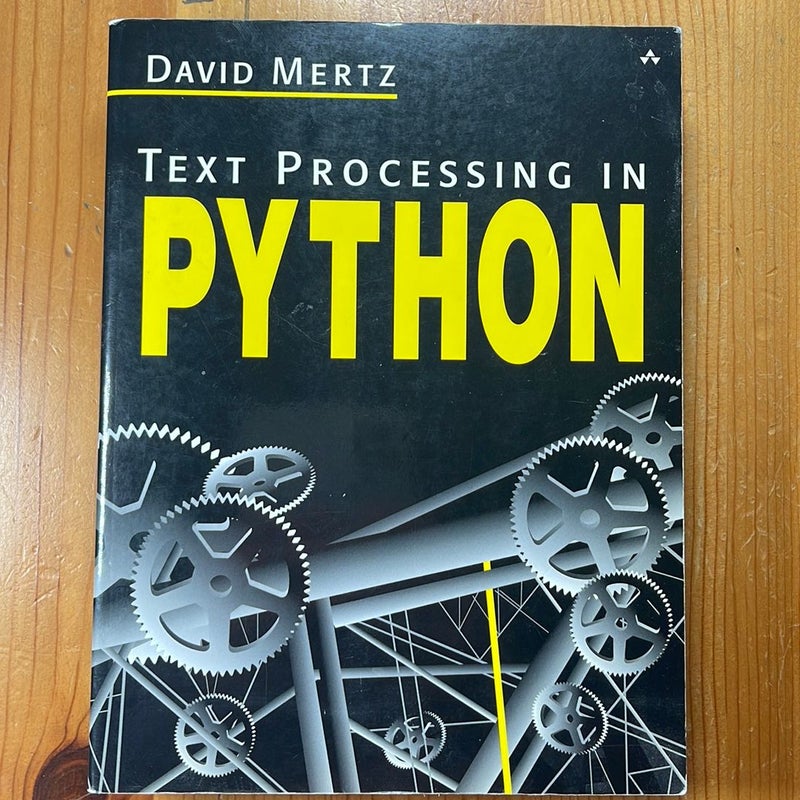 Text Processing in Python