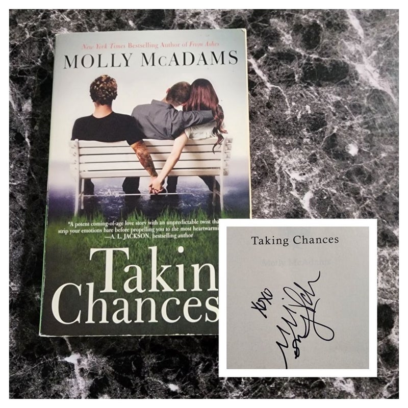 Taking Chances Signed Book