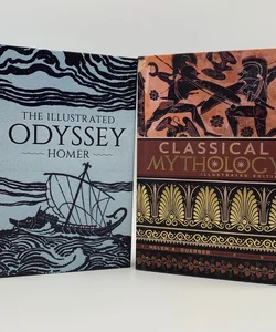Classical Mythology the Illustrated Edition and The Odyssey of Homer Illustrated