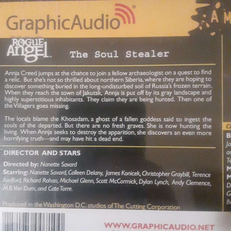 New Graphic Audio Rogue Angel 12 the Soul Stealer