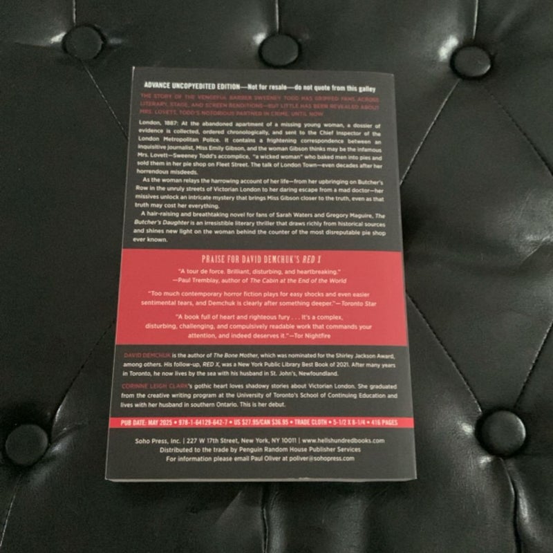The Butcher's Daughter (New, arc copy)