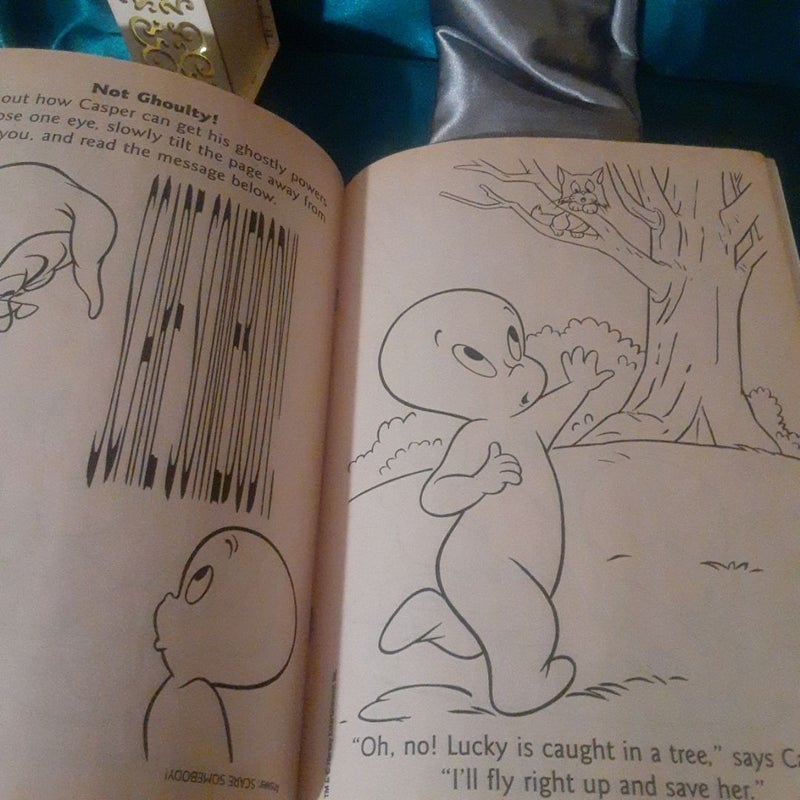 Casper The Friendly Ghost coloring book Fright from Wrong