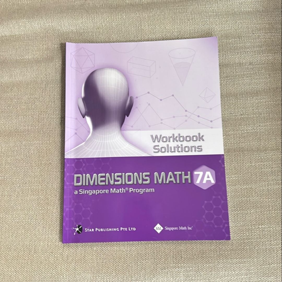 Dimensions Math Common Core Workbook Solutions 7A