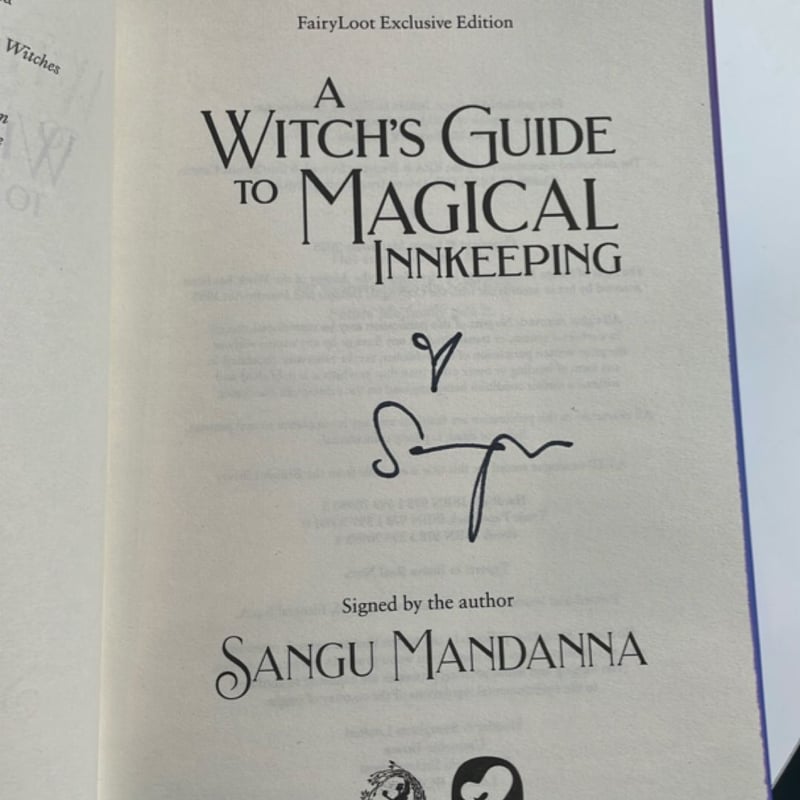 A Witch’s Guide to Magical Innkeeping (Fairyloot) by Sangu Mandanna ...