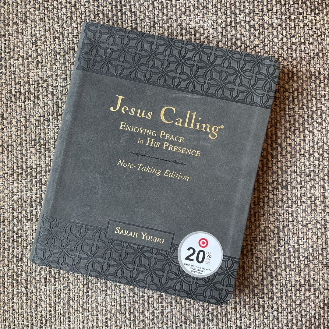 Jesus Calling Note-Taking Edition, Leathersoft, with Full Scriptures