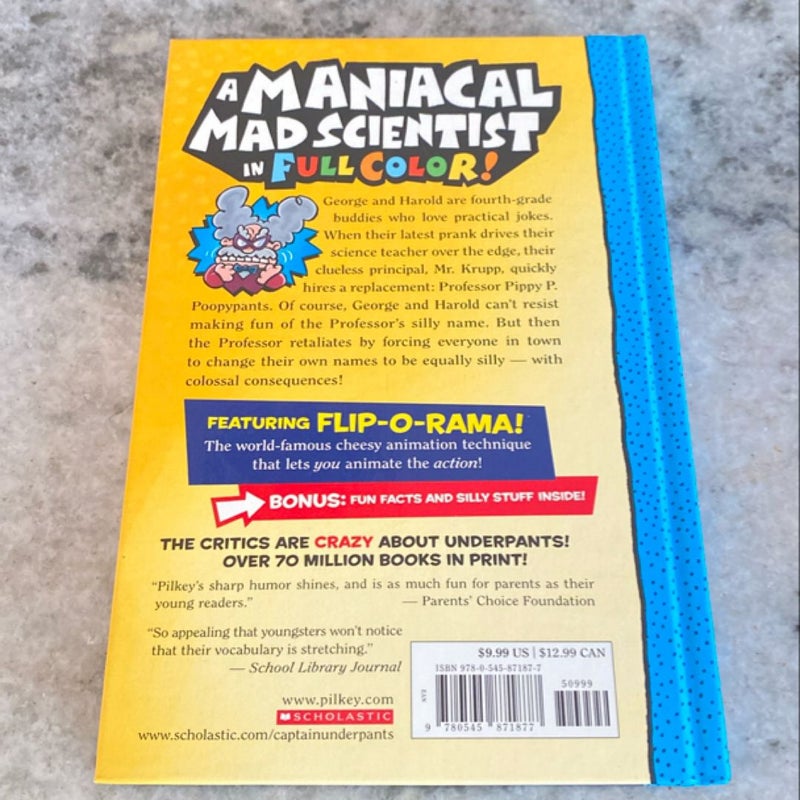 Captain Underpants and the Perilous Plot of Professor Poopypants