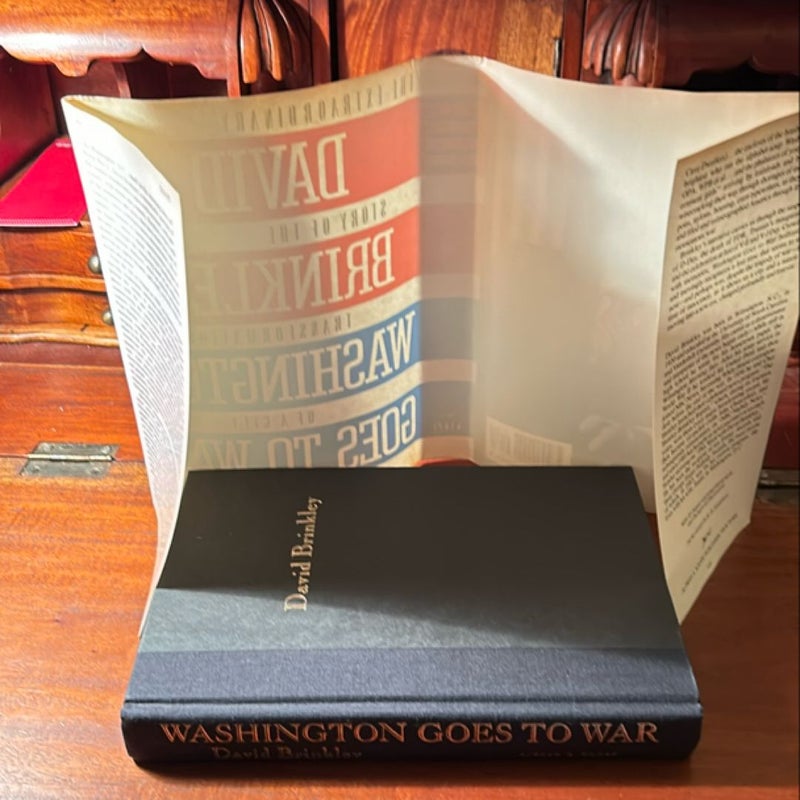 Washington Goes to War (1988 1st Ed)