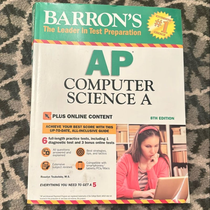 Barron's AP Computer Science a with Online Tests