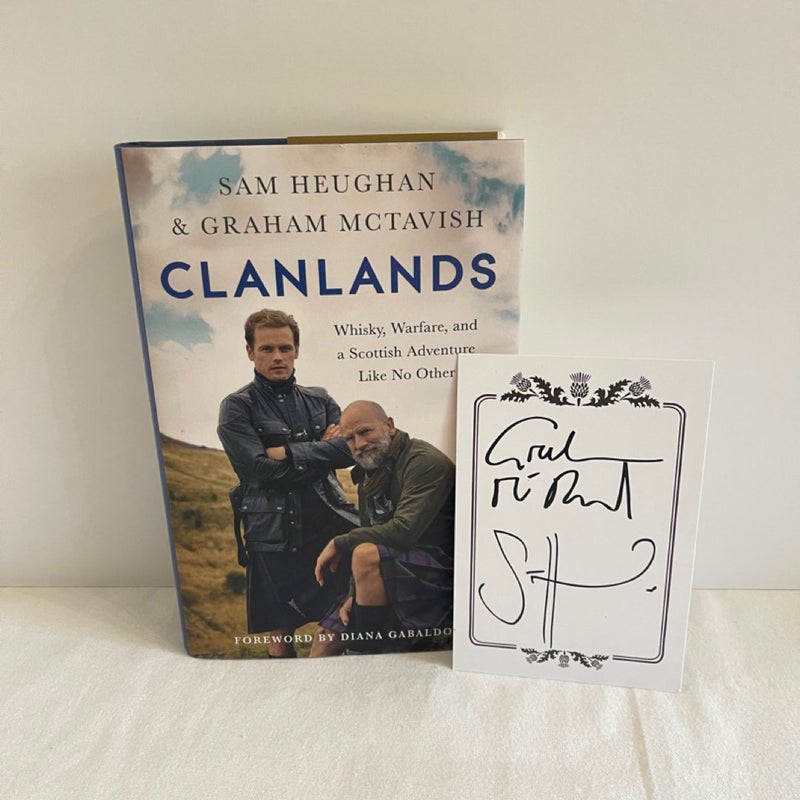 Clanlands SIGNED BY SAM HEUGHAN, DIANA GABALDON & GRAHAM MCTAVISH