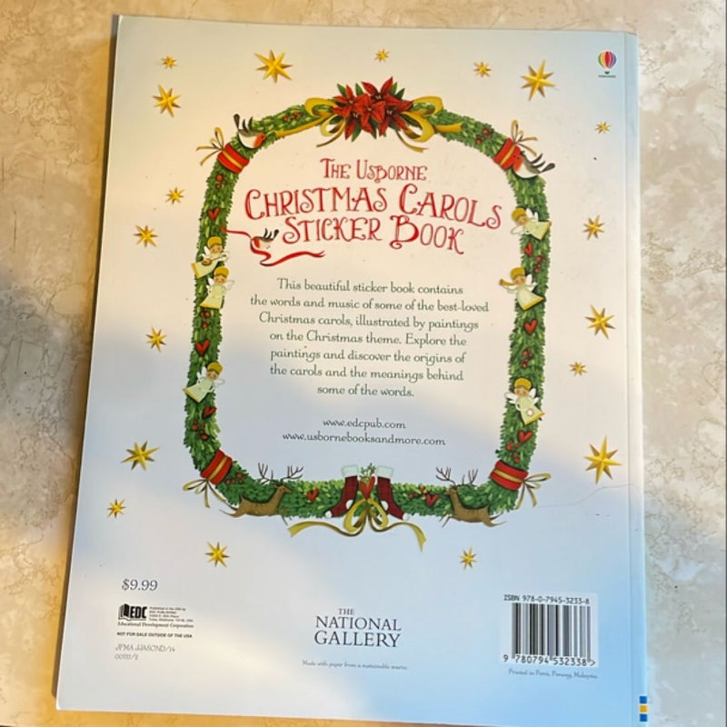 Christmas Carols Sticker Book