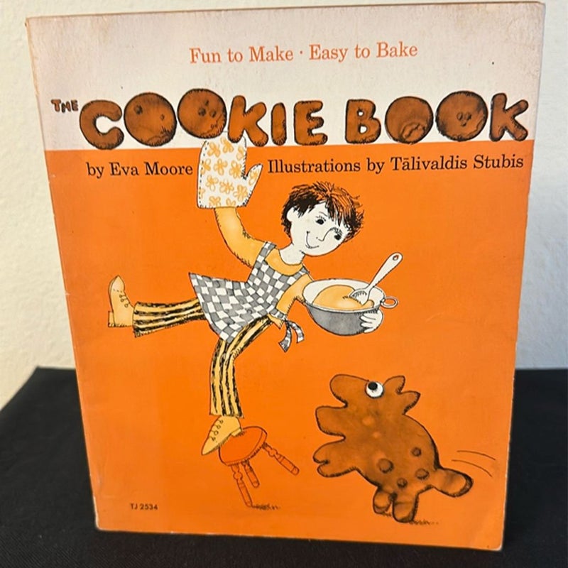 The Cookie Book Eva Moore 1973 Scholastic Paperback Cookbook